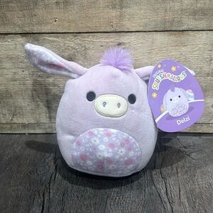 5/$15 NWT Squishmallow Delzi Donkey Floral Purple